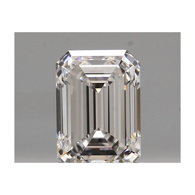 Diament laboratoryjny bezbarwny szlif szmaragdowy, 1.21ct, VVS2, E, IGI LG739551104